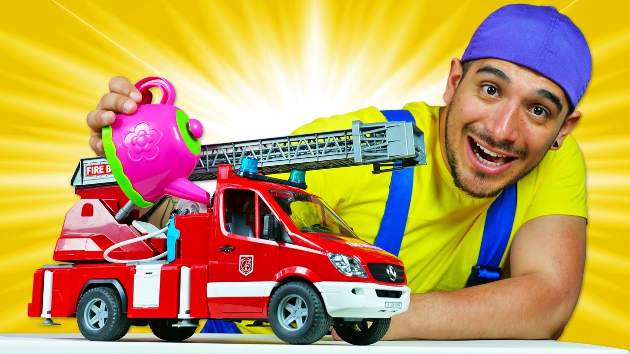 camión bombero de juguete