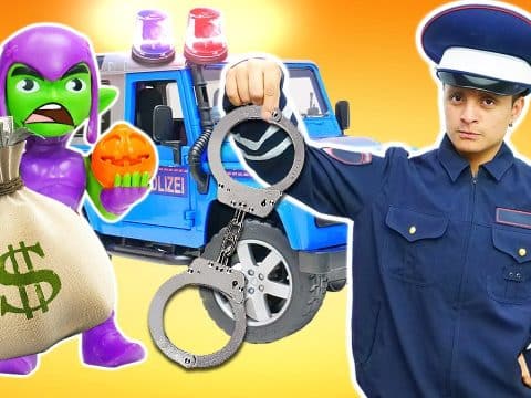 coche de policía de juguete