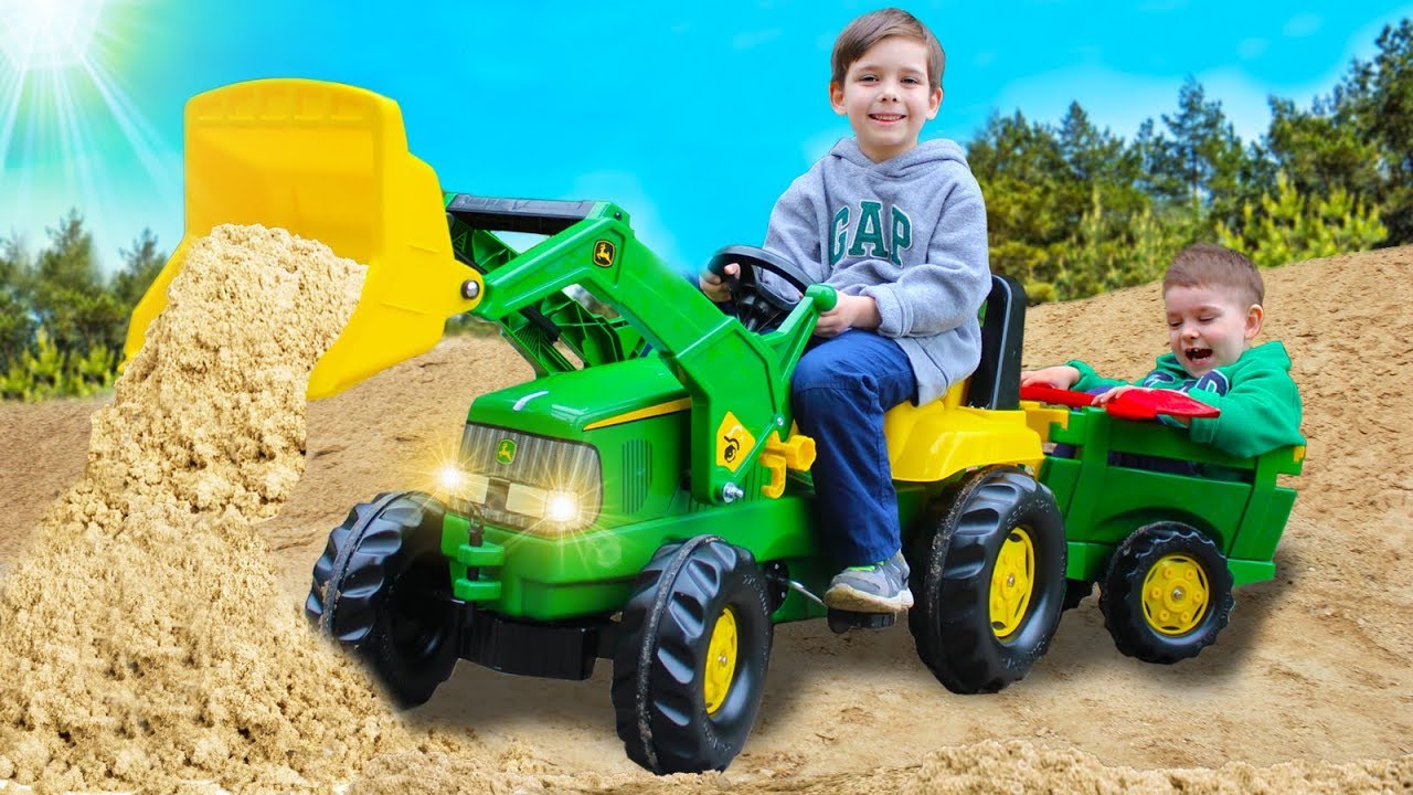 tractor a pedales con carro