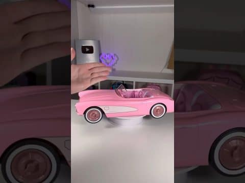 barbie hot wheels corvette coche de juguete teledirigido