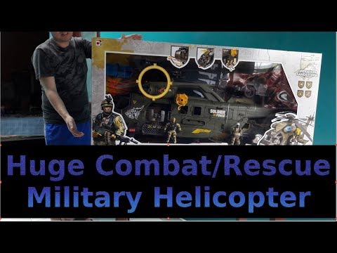 helicoptero militar juguete