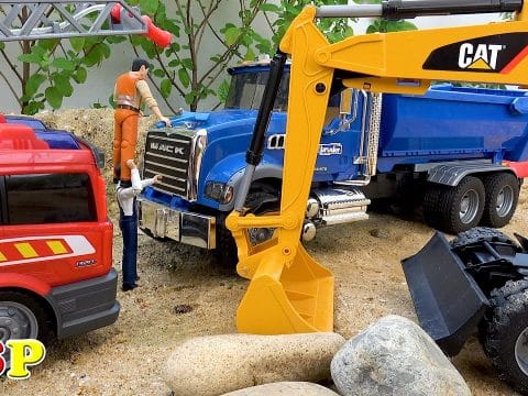 tractor retroexcavadora juguete